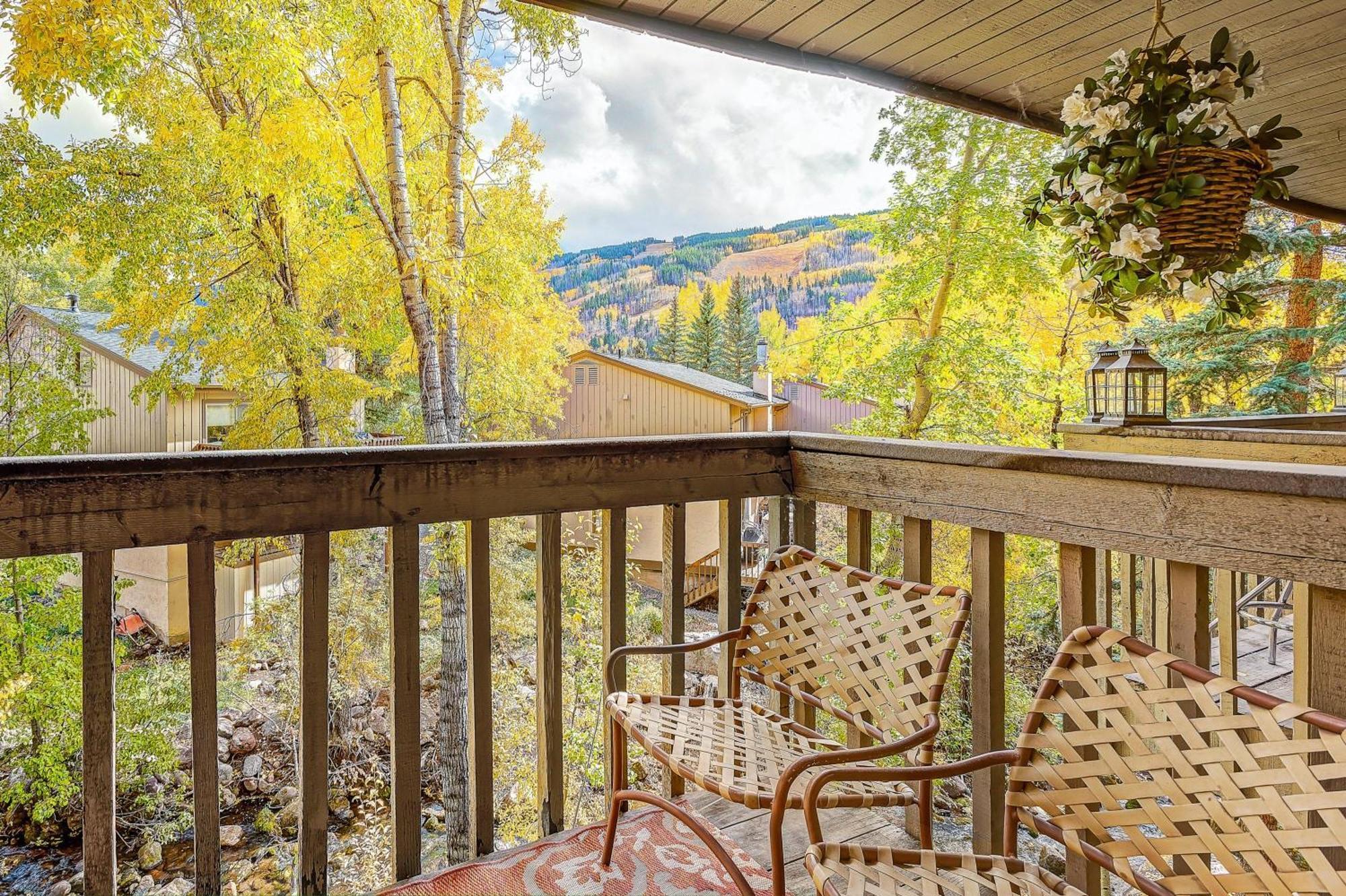 Вилла Peaceful Creek View From The Deck! Walk To Shuttle Вейл Экстерьер фото